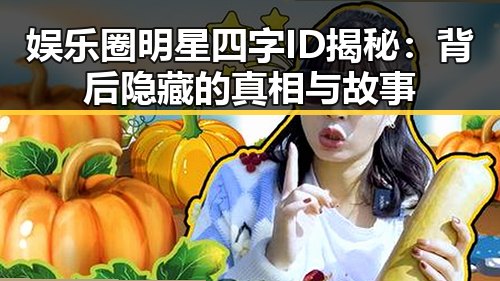 娱乐圈明星四字ID揭秘：背后隐藏的真相与故事